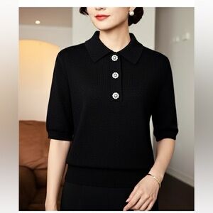 H&M Black Knit Sweater